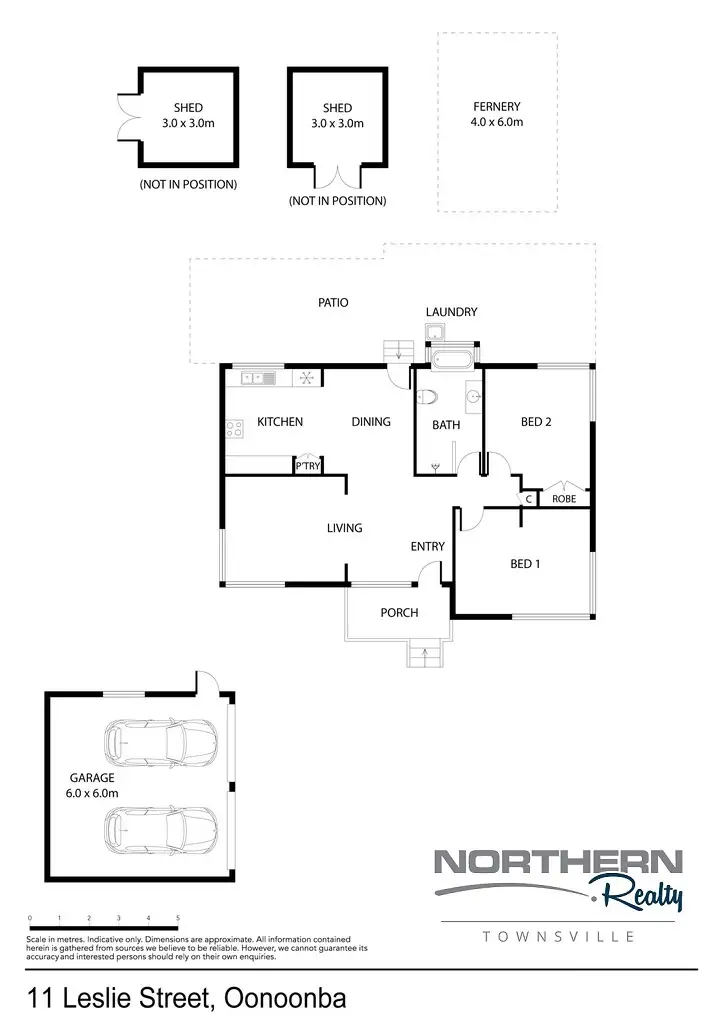 Floorplan of Homely house listing, 11 Leslie Street, Oonoonba QLD 4811