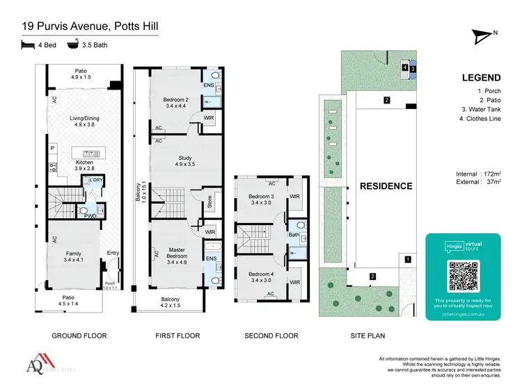Floorplan of Homely house listing, 19 PURVIS AVENUE, Potts Hill NSW 2143