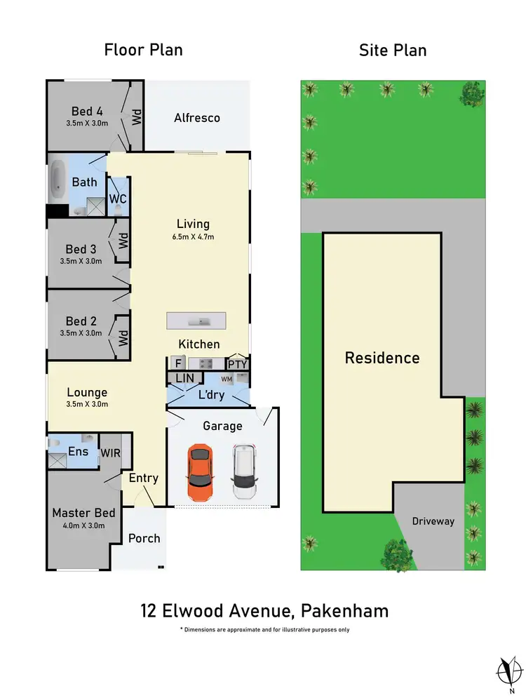 Floorplan of Homely house listing, 12 Elwood Avenue, Pakenham VIC 3810