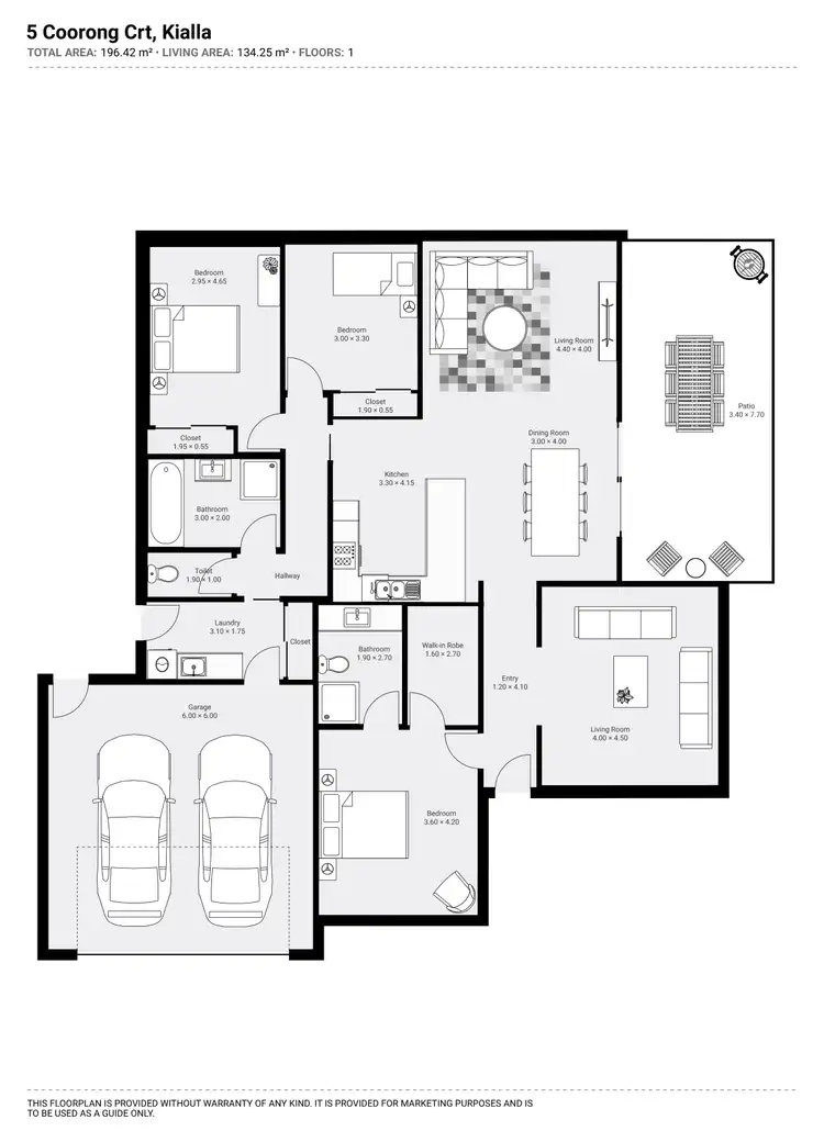 Floorplan of Homely house listing, 5 Coorong Court, Kialla VIC 3631