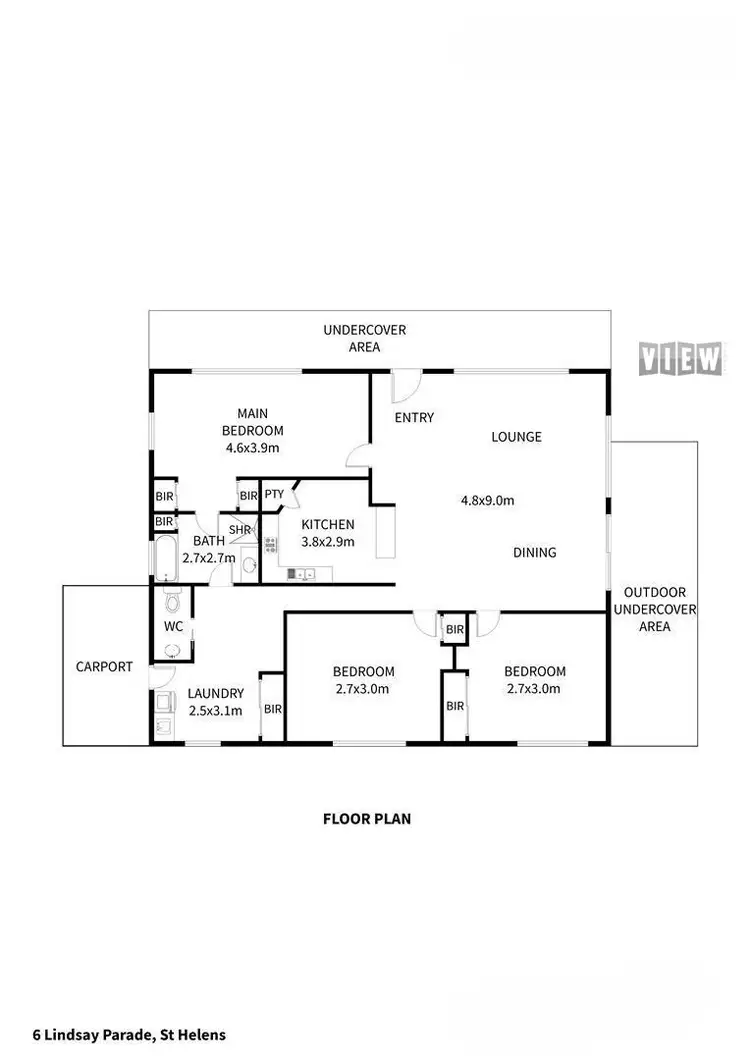 Floorplan of Homely house listing, 6 Lindsay Parade, St Helens TAS 7216