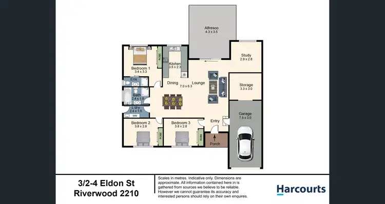 Floorplan of Homely villa listing, 3/2-4 Eldon Street, Riverwood NSW 2210