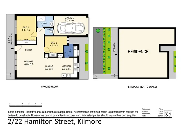 Floorplan of Homely unit listing, 2/22 Hamilton Street, Kilmore VIC 3764