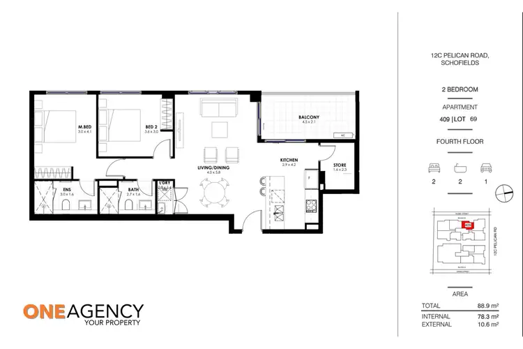 Floorplan of Homely apartment listing, Address available on request