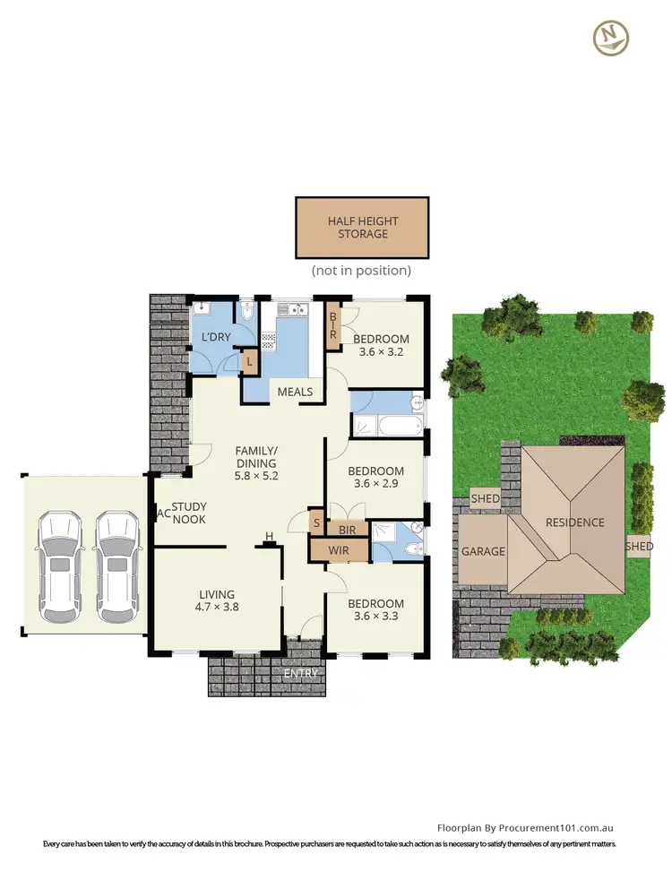Floorplan of Homely house listing, 4 Suffolk Road, Dandenong North VIC 3175