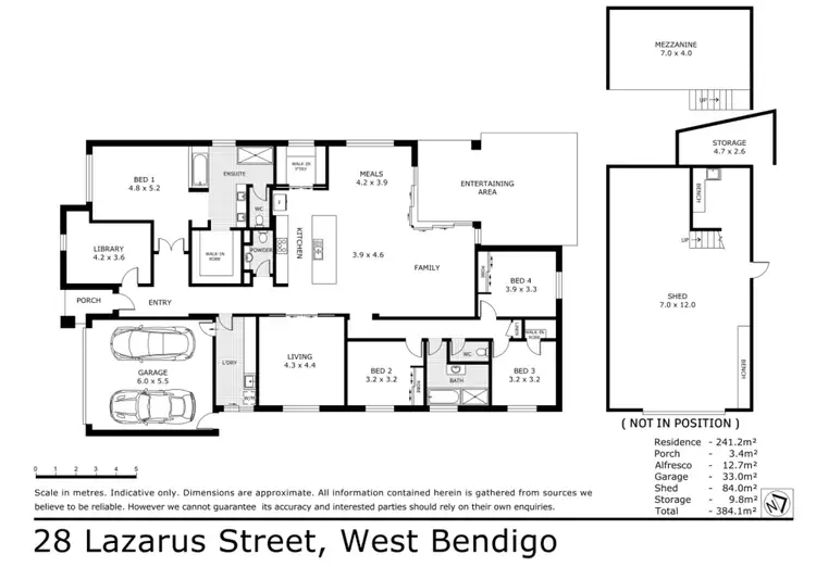 Floorplan of Homely house listing, 28 Lazarus Street, West Bendigo VIC 3550