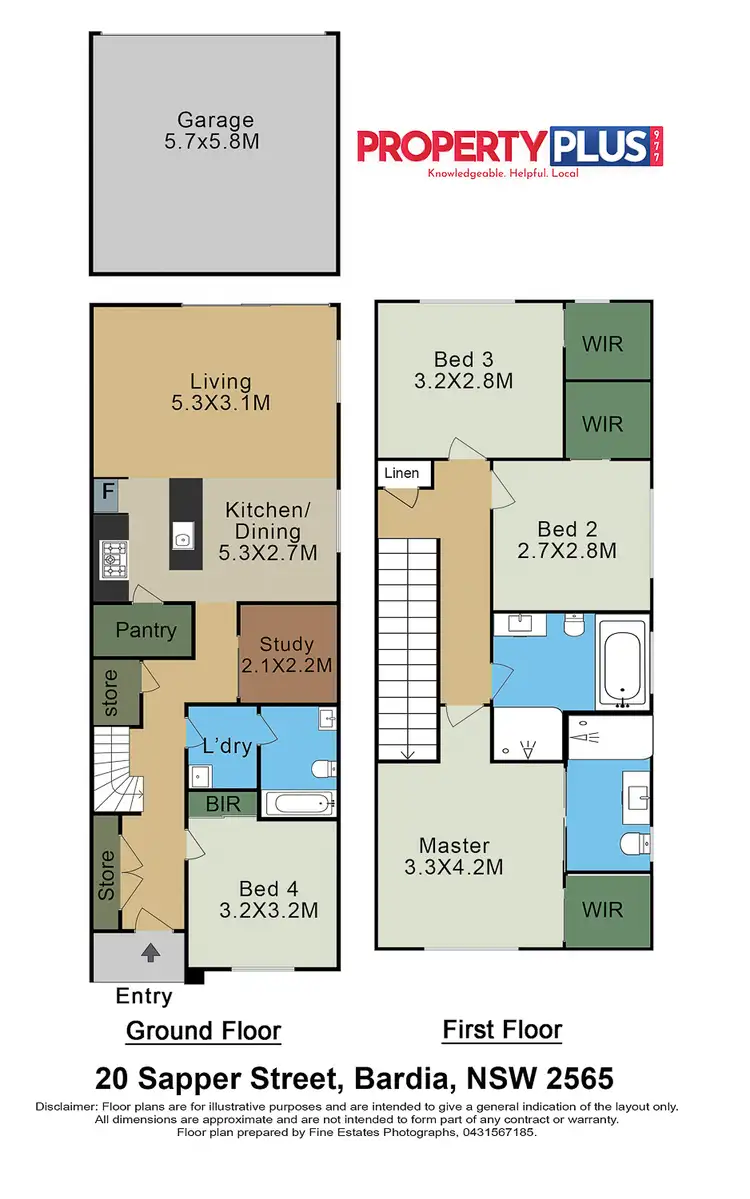Floorplan of Homely house listing, 20 Sapper Street, Bardia NSW 2565