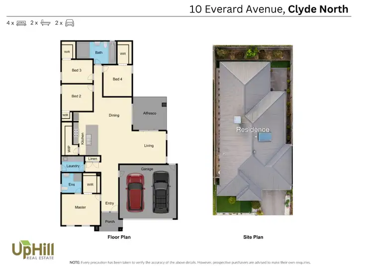 Floorplan of Homely house listing, 10 Everard Avenue, Clyde North VIC 3978