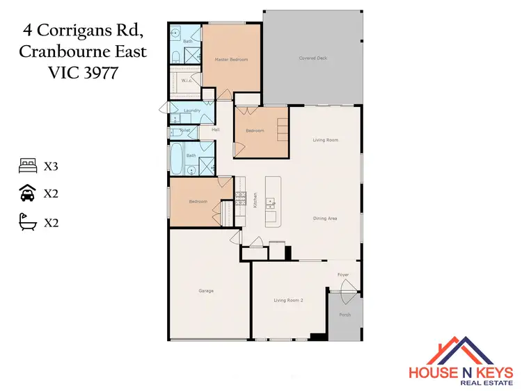 Floorplan of Homely house listing, 4 Corrigans Road, Cranbourne East VIC 3977