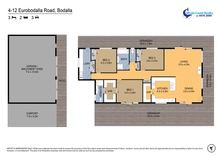 Floorplan of Homely house listing, 4-12 EUROBODALLA ROAD, Bodalla NSW 2545