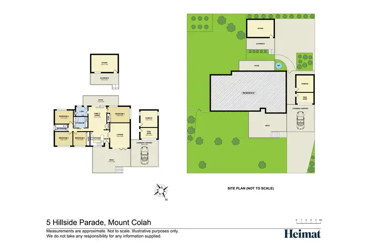 Floorplan of Homely house listing, 5 Hillside Parade, Mount Colah NSW 2079