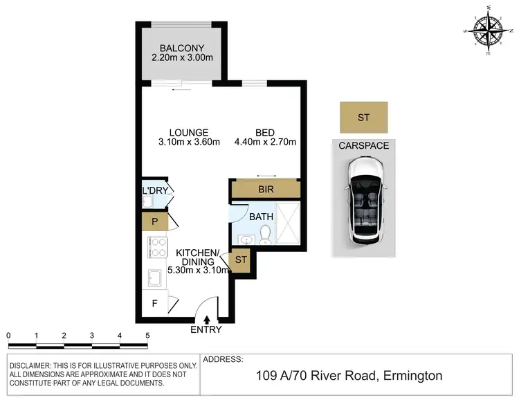 Floorplan of Homely apartment listing, 109A/70 River Road, Ermington NSW 2115