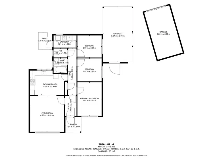 Floorplan of Homely house listing, 24A Blackall Place, South Kalgoorlie WA 6430