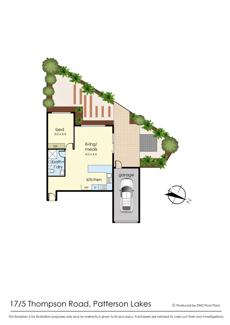 Floorplan of Homely apartment listing, 17/5 Thompson Road, Patterson Lakes VIC 3197