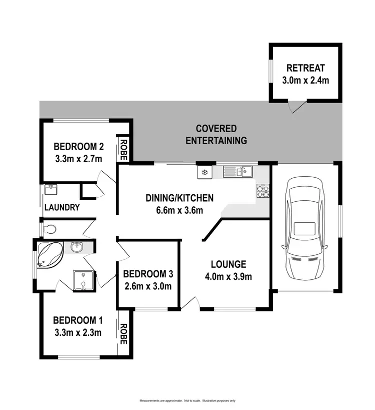 Floorplan of Homely house listing, 158 Andromeda Drive, Cranebrook NSW 2749