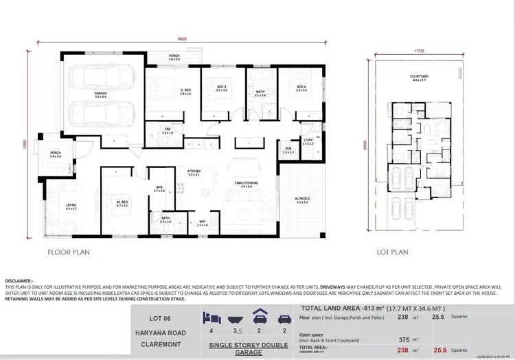 Floorplan of Homely house listing, 13 15 Haryana Rd, Claremont Meadows NSW 2747