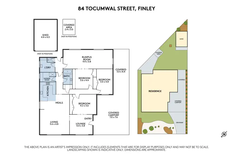 Floorplan of Homely house listing, 84 Tocumwal Street, Finley NSW 2713