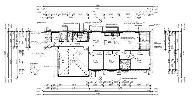 Floorplan of Homely house listing, 14 Mia Street, Flinders View QLD 4305