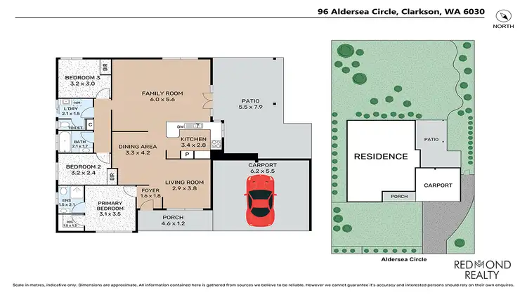 Floorplan of Homely house listing, 96 Aldersea Circle, Clarkson WA 6030