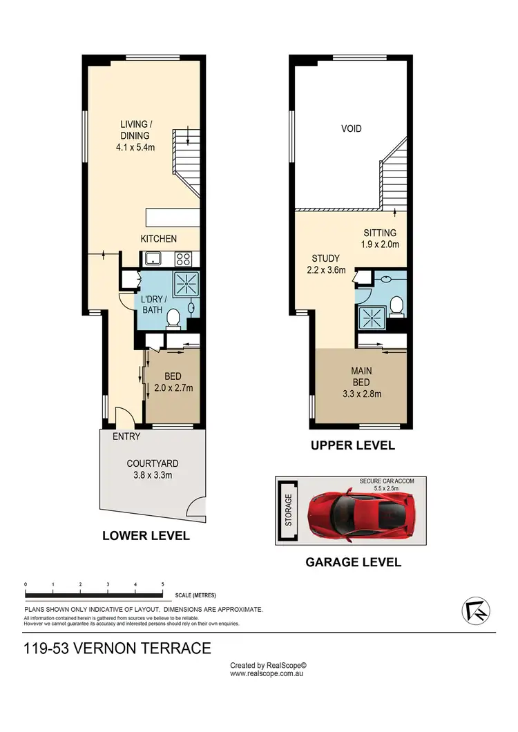 Floorplan of Homely apartment listing, 119/53 Vernon Terrace, Teneriffe QLD 4005
