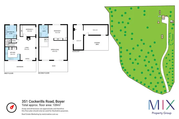 Floorplan of Homely house listing, 351 Cockerills Road, Boyer TAS 7140
