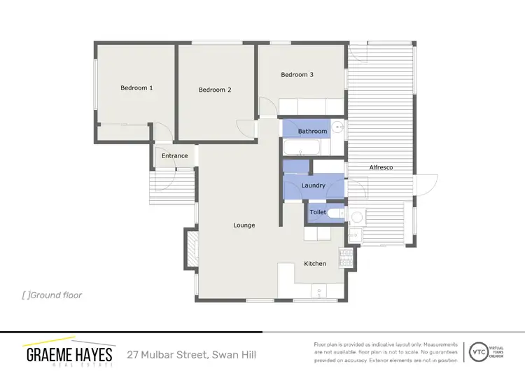 Floorplan of Homely house listing, 27 Mulbar Street, Swan Hill VIC 3585