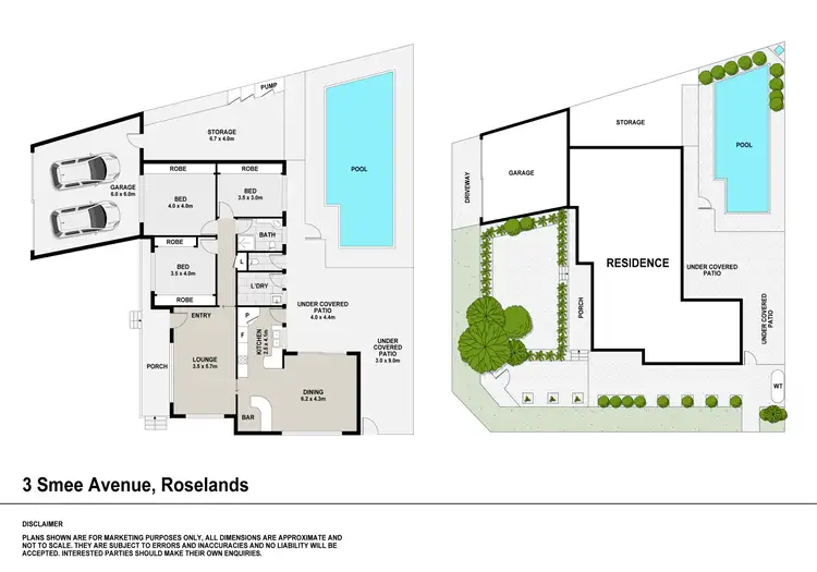 Floorplan of Homely house listing, 3 Smee Avenue, Roselands NSW 2196
