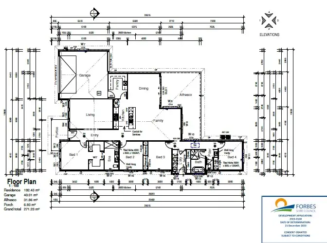 Floorplan of Homely land listing, 33 Federation Boulevard, Forbes NSW 2871