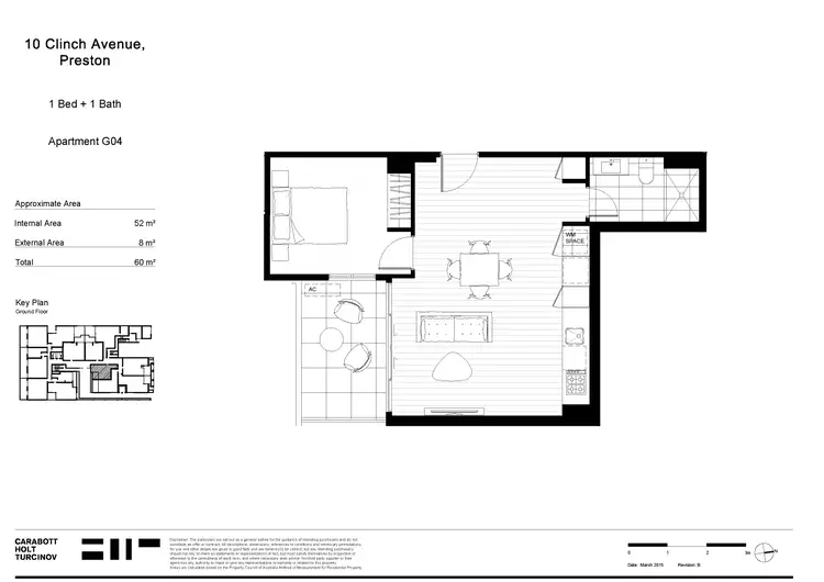 Floorplan of Homely apartment listing, G04/10 Clinch Avenue, Preston VIC 3072