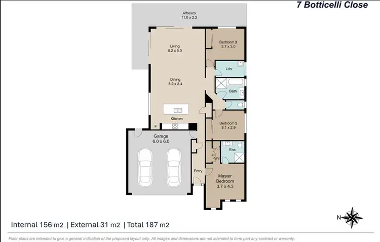 Floorplan of Homely house listing, 7 Botticelli Close, Carseldine QLD 4034