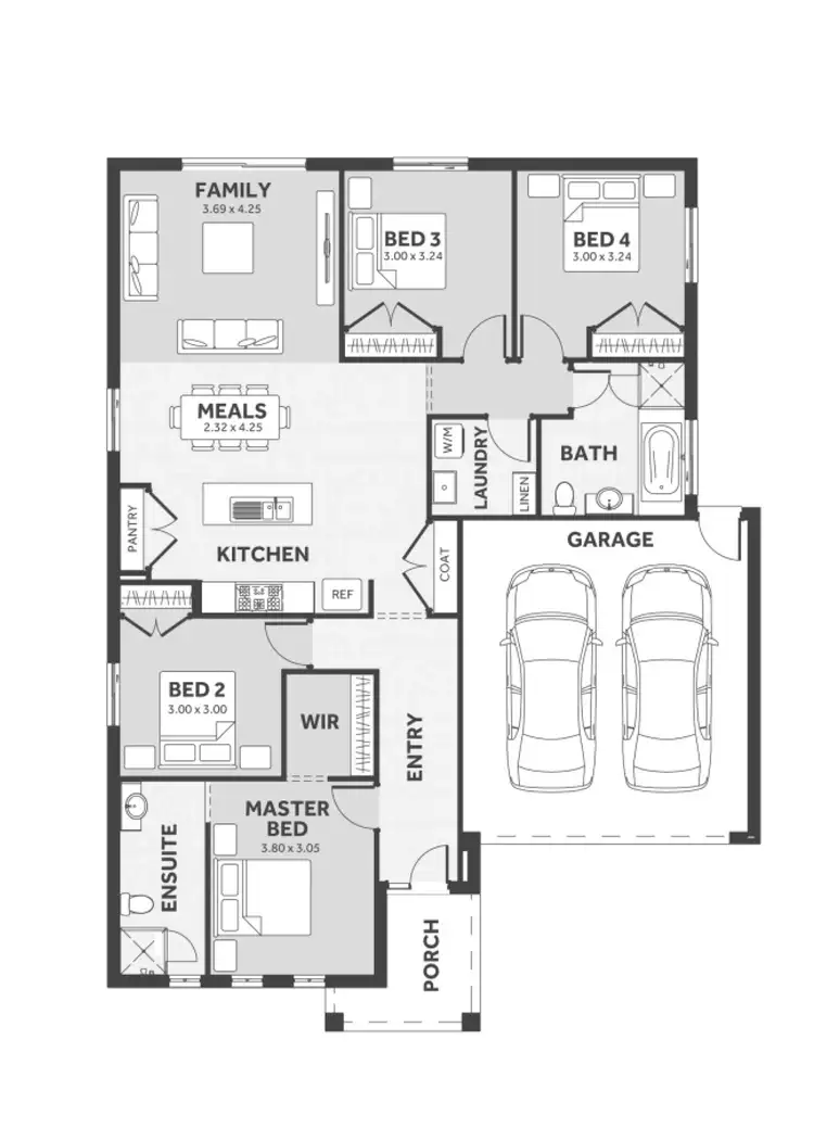 Floorplan of Homely house listing, Lot 605/13 Rynas Way, Diggers Rest VIC 3427