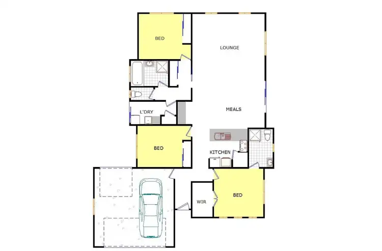 Floorplan of Homely house listing, 25 Opperman Drive, Kearneys Spring QLD 4350