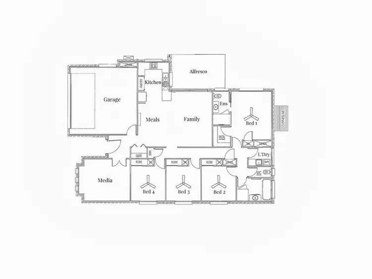 Floorplan of Homely house listing, 180 Kearney Street, Kearneys Spring QLD 4350