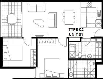Floorplan of Homely apartment listing, 1501/420 Macquarie Street, Liverpool NSW 2170