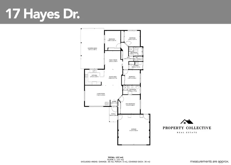 Floorplan of Homely house listing, 17 Hayes Drive, Beechworth VIC 3747