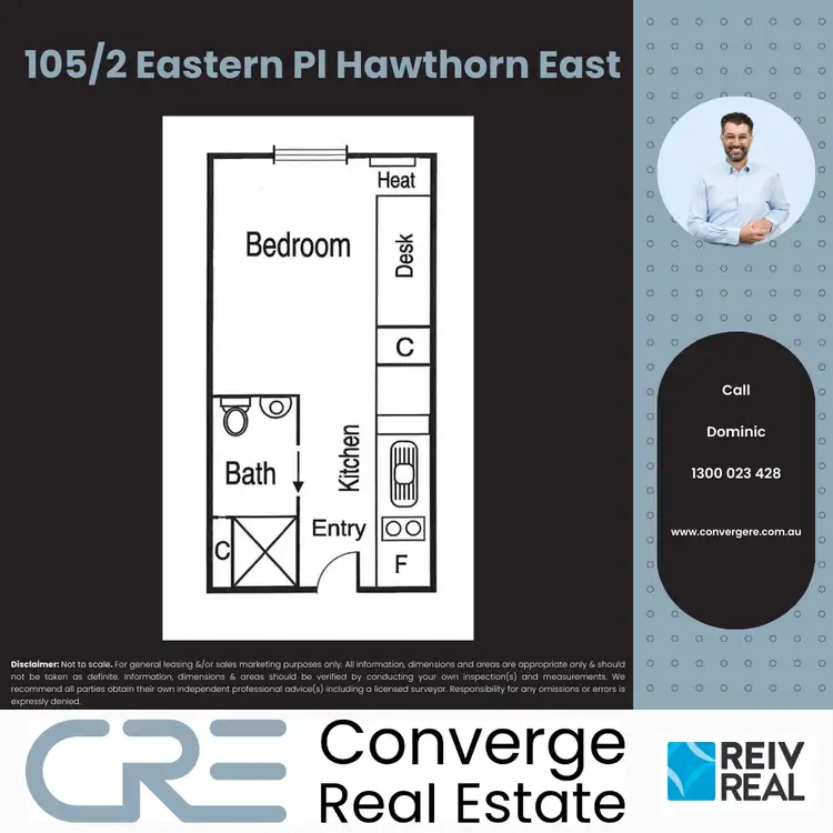 Floorplan of Homely studio listing, 105/2 Eastern Place, Hawthorn East VIC 3123