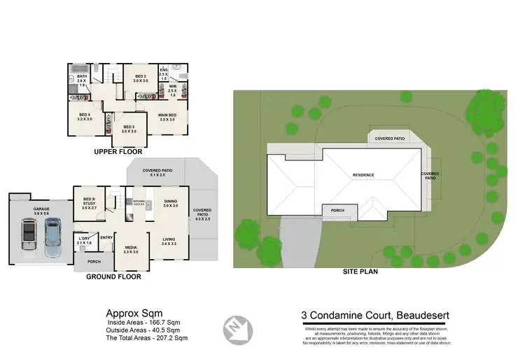 Floorplan of Homely house listing, 3 Condamine Court, Beaudesert QLD 4285