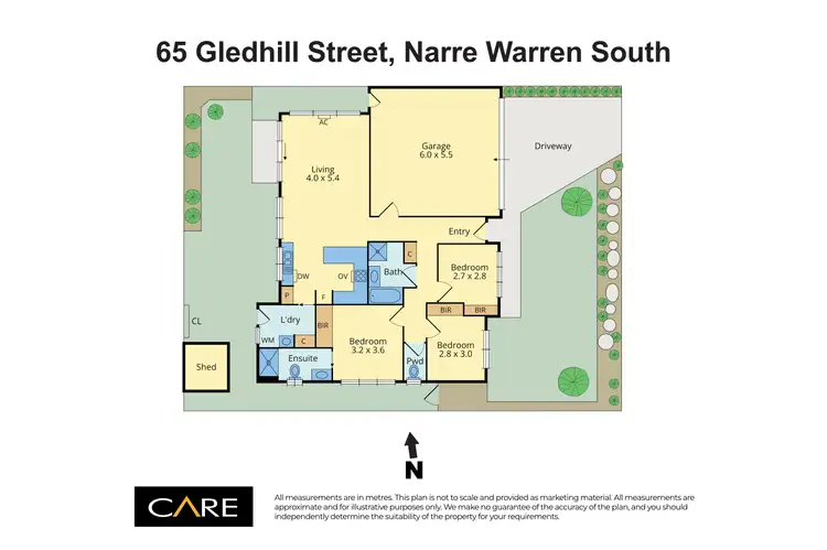 Floorplan of Homely house listing, 65 Gledhill Street, Narre Warren South VIC 3805