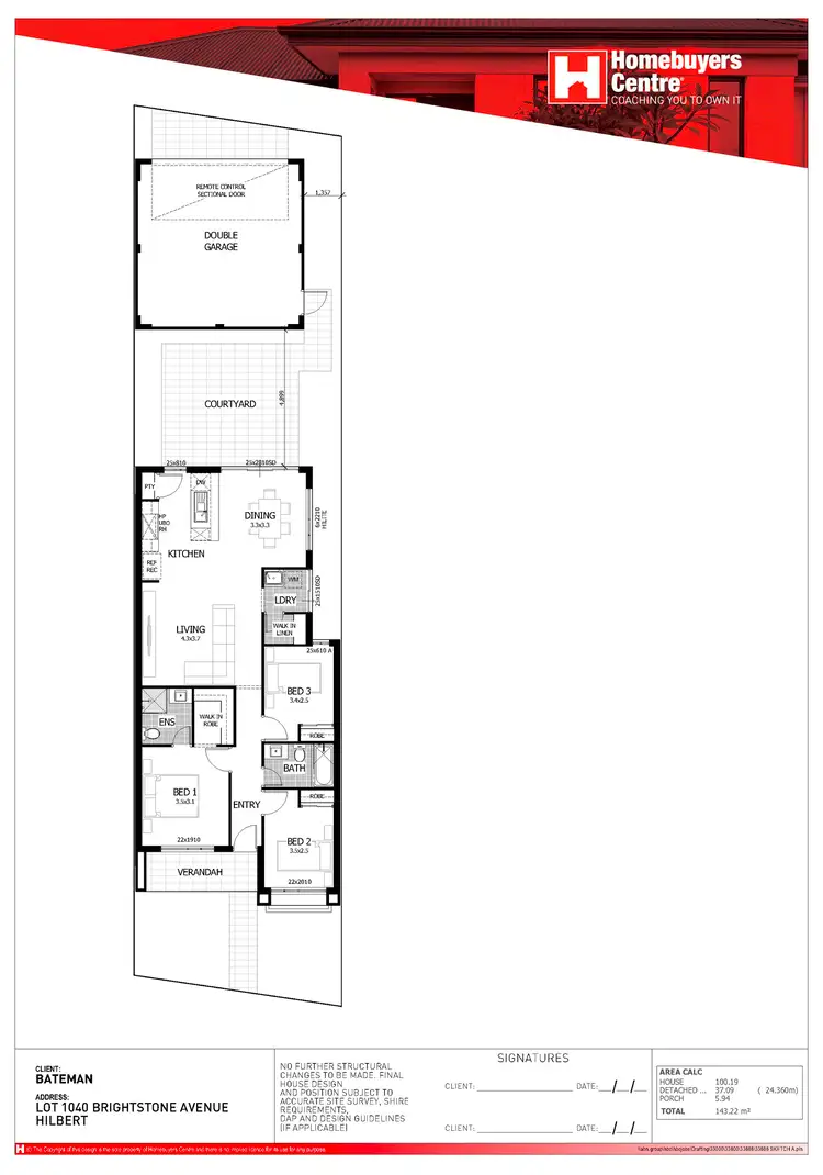 Floorplan of Homely house listing, 11 Brighstone Avenue, Hilbert WA 6112