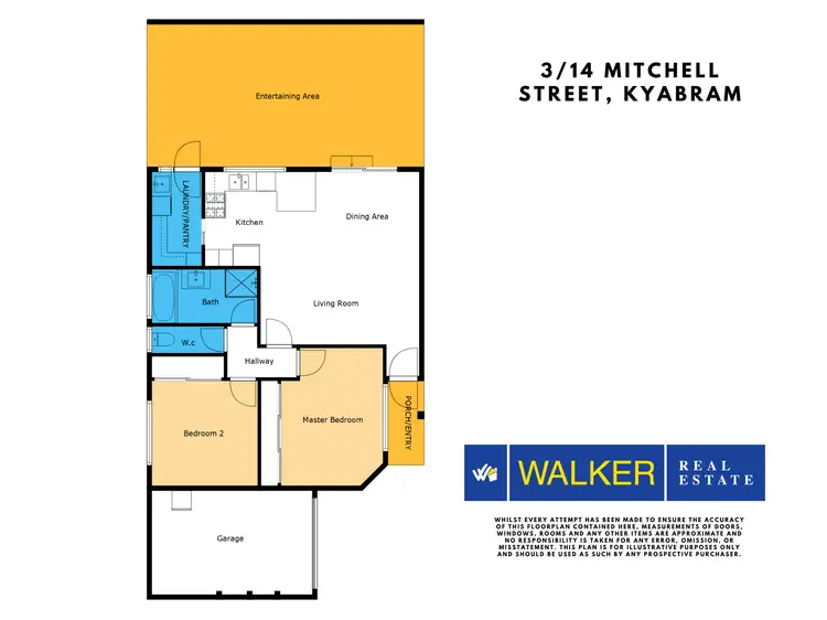 Floorplan of Homely townhouse listing, 3/14 Mitchell Street, Kyabram VIC 3620