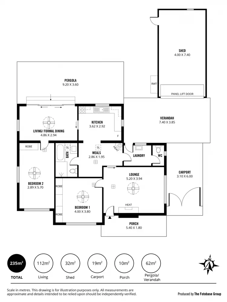 Floorplan of Homely house listing, 2 Spring Street, North Plympton SA 5037