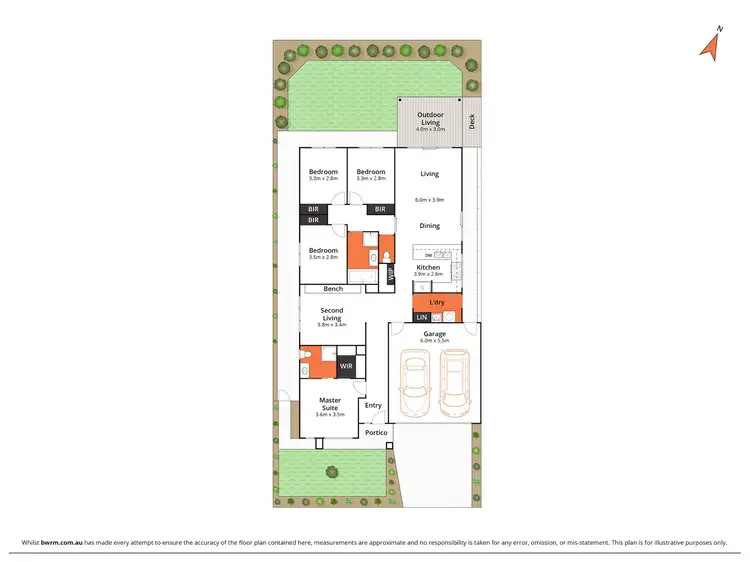 Floorplan of Homely house listing, 40 Fleurieu Circuit, Armstrong Creek VIC 3217