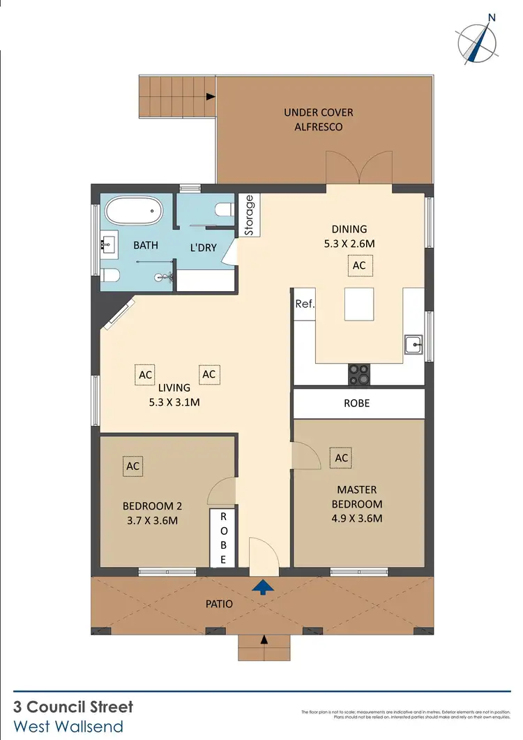 Floorplan of Homely house listing, 3 Council Street, West Wallsend NSW 2286