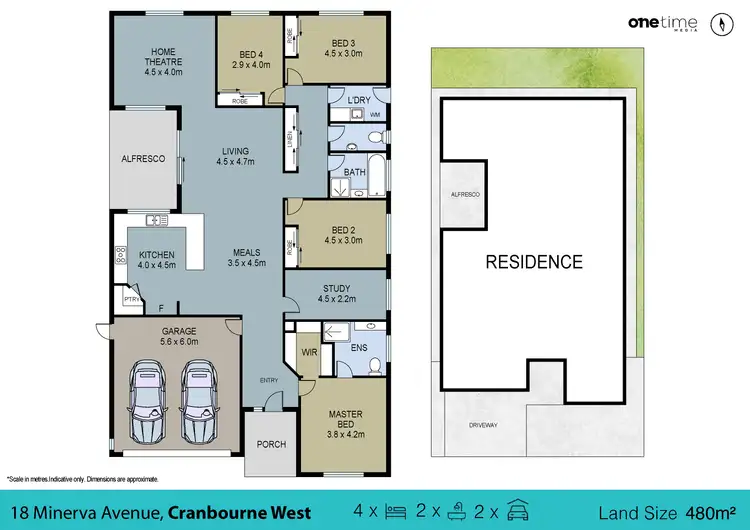 Floorplan of Homely house listing, 18 MINERVA AVENUE, Cranbourne West VIC 3977