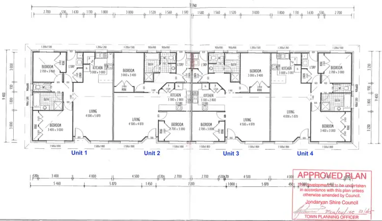Floorplan of Homely unit listing, 4/3 Berghofer Drive, Oakey QLD 4401