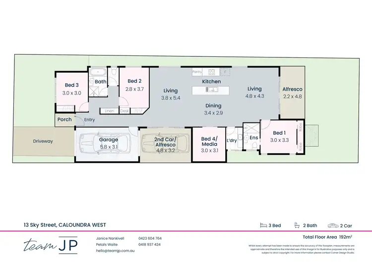 Floorplan of Homely house listing, 13 Sky Street, Caloundra West QLD 4551