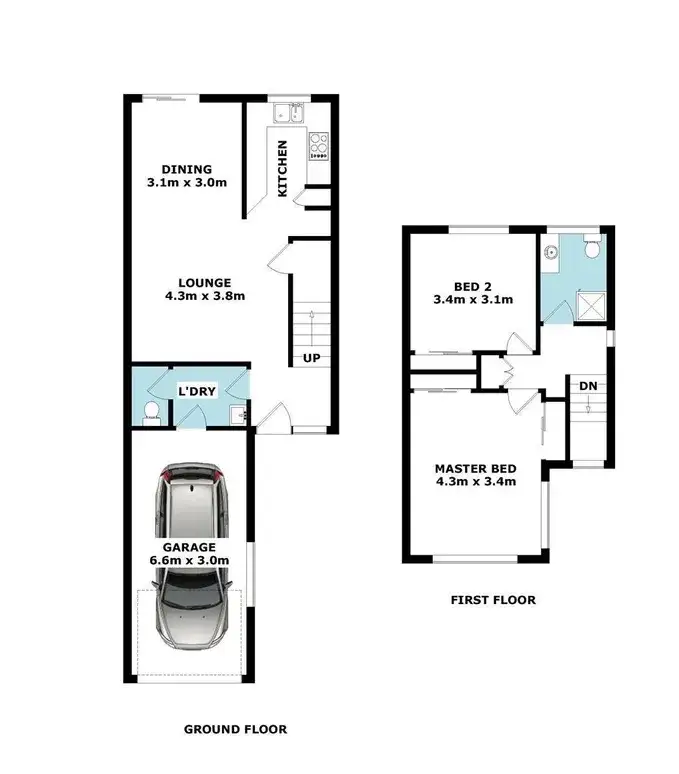 Floorplan of Homely townhouse listing, Address available on request
