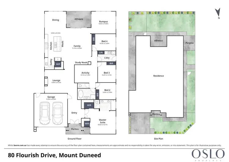 Floorplan of Homely house listing, 80 Flourish Drive, Mount Duneed VIC 3217