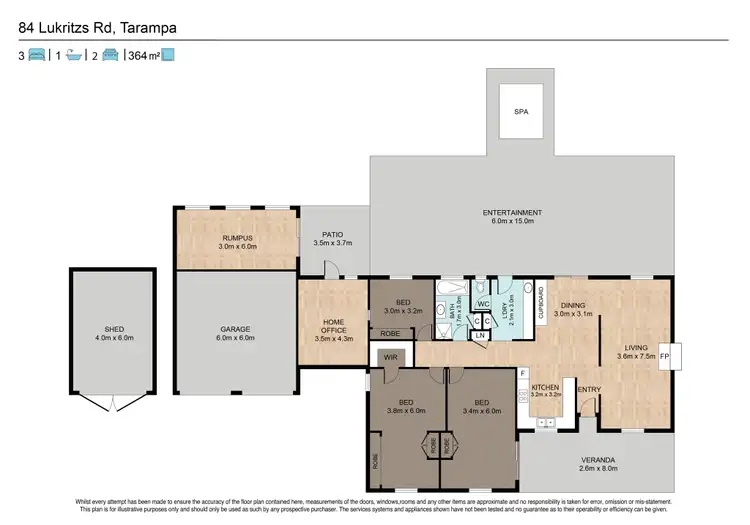Floorplan of Homely house listing, 84 Lukritzs Road, Tarampa QLD 4311