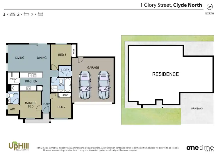 Floorplan of Homely house listing, 1 Glory Street, Clyde North VIC 3978